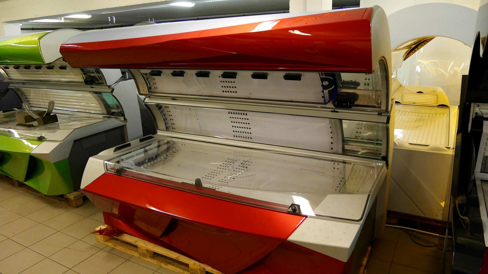 Repasované horizontálne solárium Ergoline 500 Evolution