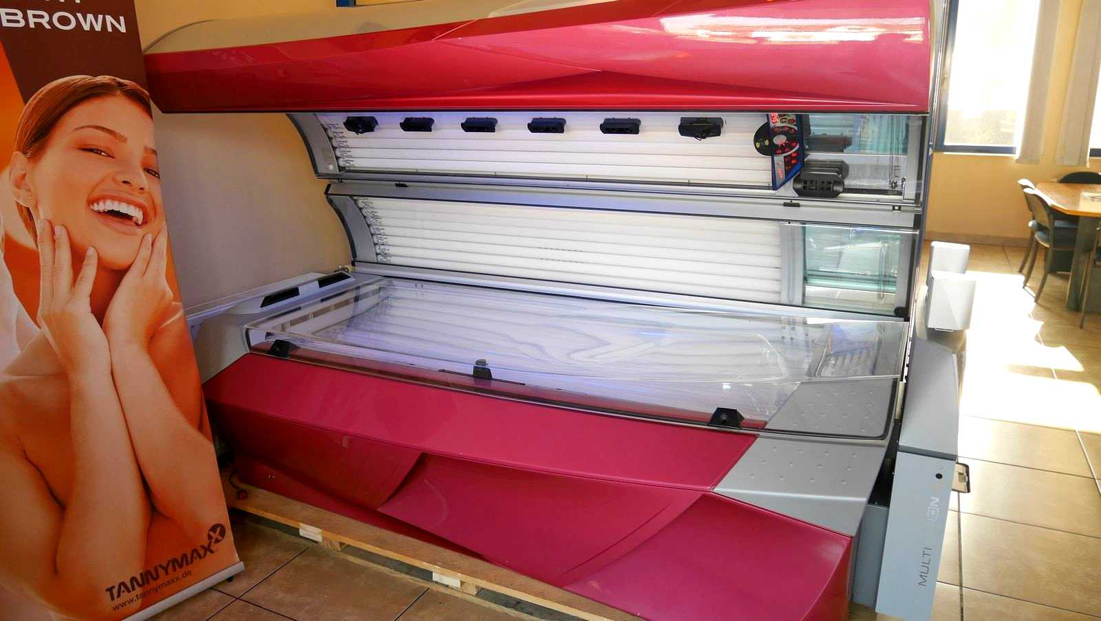 Repasované horizontálne solárium Ergoline 600 Evolution s klimatizáciou