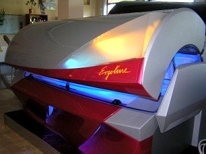 Repasované horizontálne solárium Ergoline 700